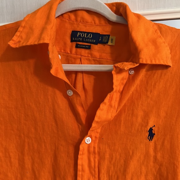 Polo Ralph Lauren Button Down Sailing Orange - Picture 2 of 2